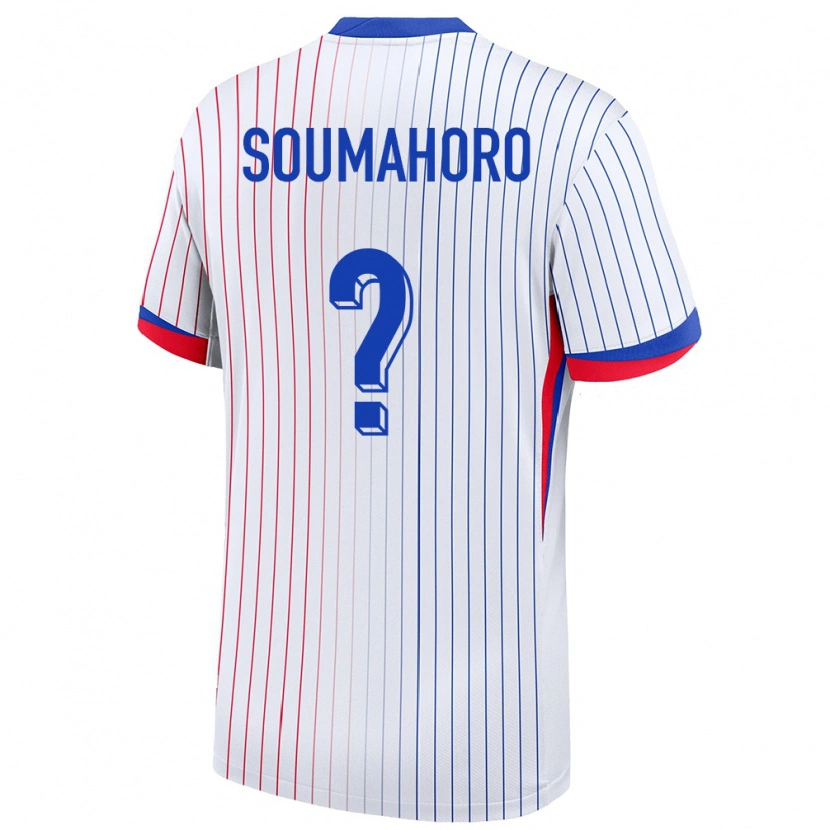 Danxen Kid France Aboubaka Soumahoro #0 White Away Jersey 24-26 T-Shirt