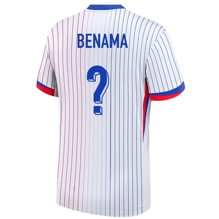 Danxen Kid France Mayssam Benama #0 White Away Jersey 24-26 T-Shirt