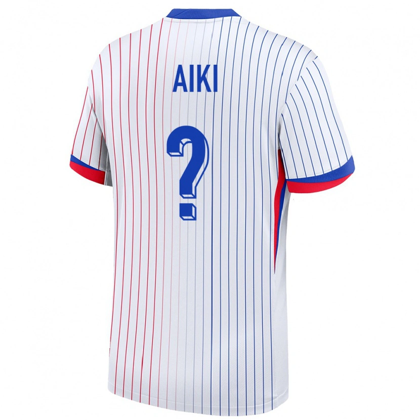 Danxen Kid France Ayman Aiki #0 White Away Jersey 24-26 T-Shirt