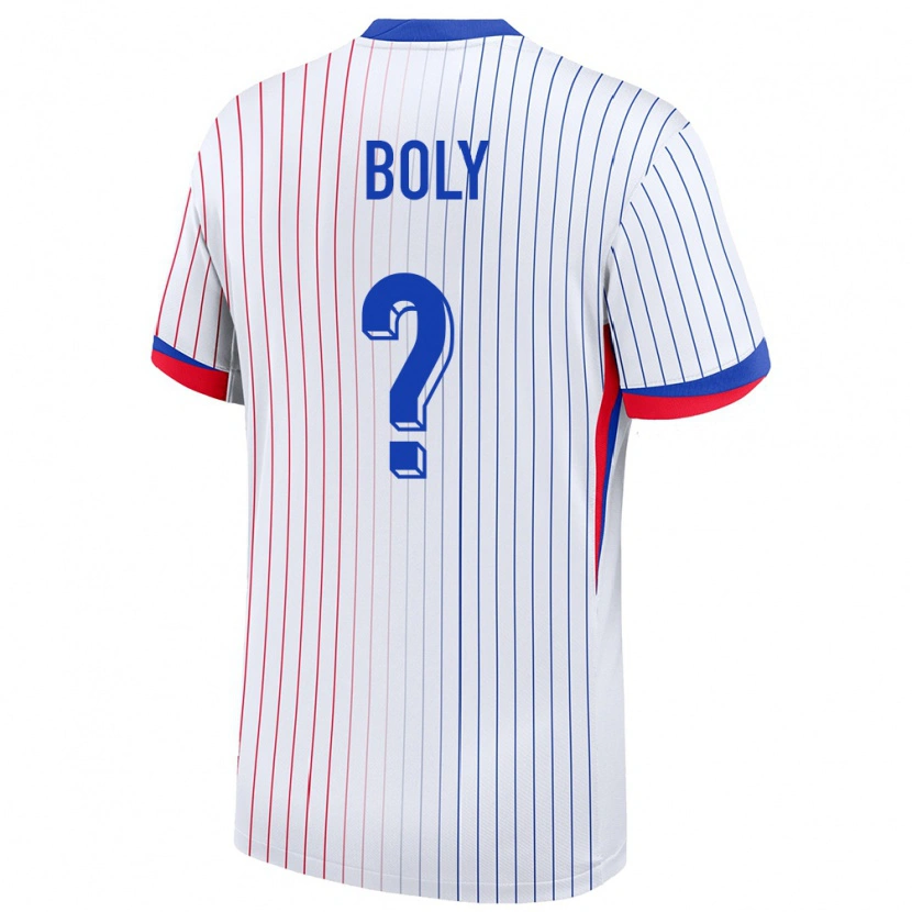 Danxen Kid France David Boly #0 White Away Jersey 24-26 T-Shirt