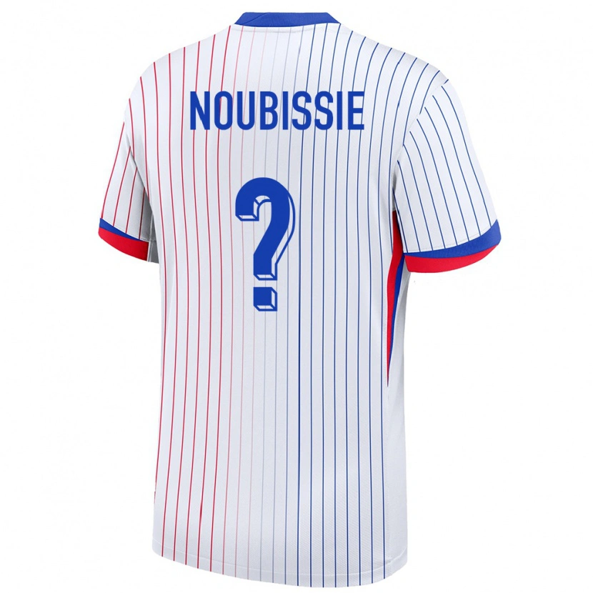 Danxen Kid France Tyrese Noubissie #0 White Away Jersey 24-26 T-Shirt