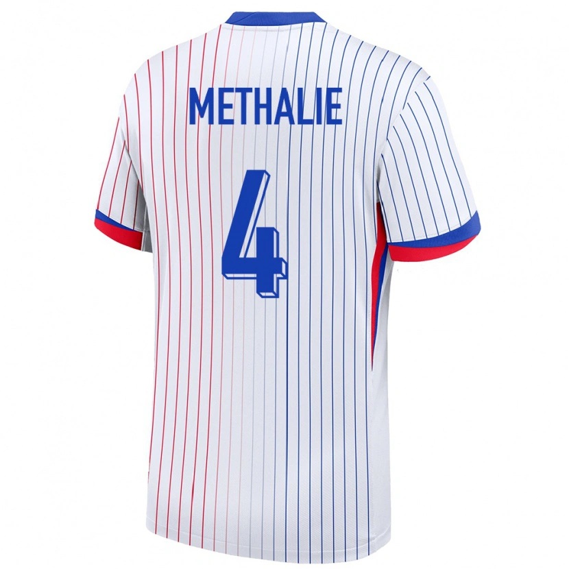 Danxen Kid France Dayann Methalie #4 White Away Jersey 24-26 T-Shirt