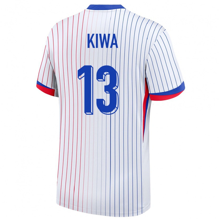 Danxen Kid France Bradel Kiwa #13 White Away Jersey 24-26 T-Shirt