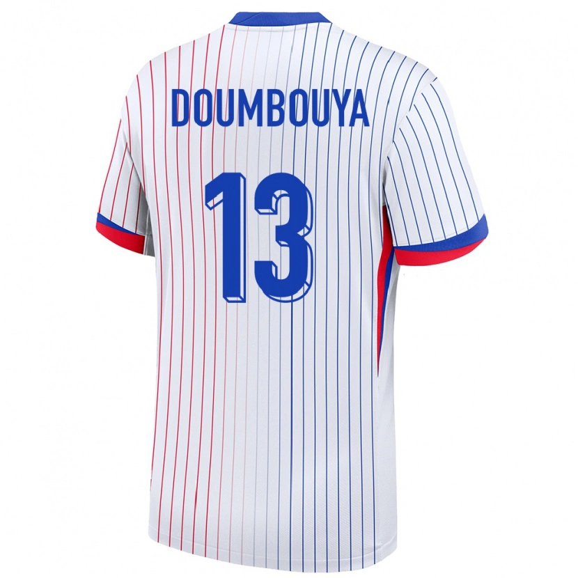 Danxen Kid France Amidou Doumbouya #13 White Away Jersey 24-26 T-Shirt