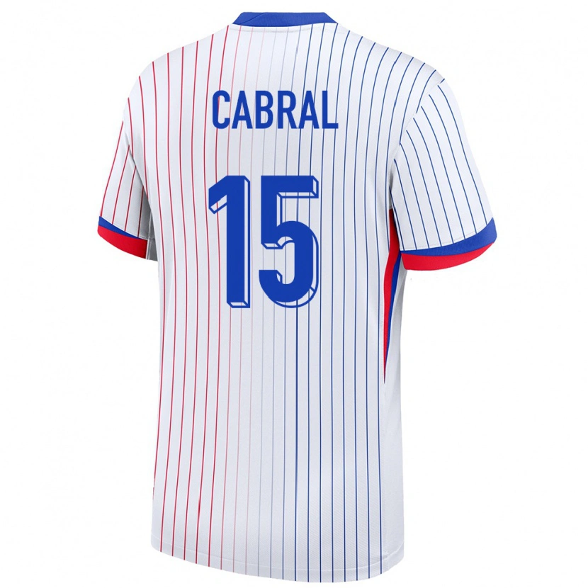 Danxen Kid France Pape Cabral #15 White Away Jersey 24-26 T-Shirt