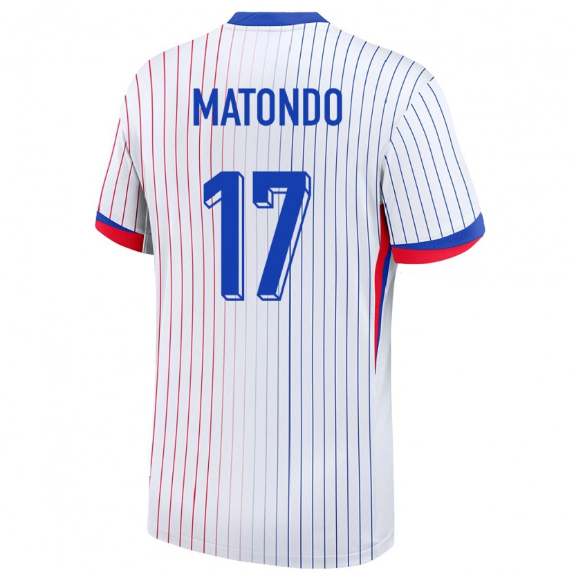 Danxen Kid France Rudy Matondo #17 White Away Jersey 24-26 T-Shirt