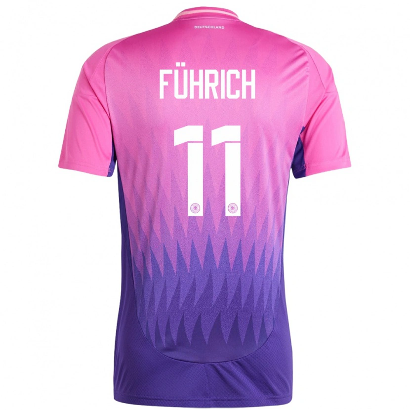 Danxen Kid Germany Chris Führich #11 Pink Purple Away Jersey 24-26 T-Shirt