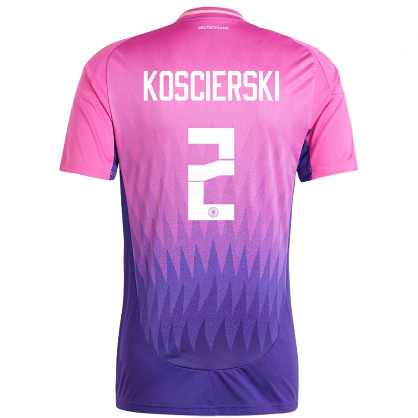 Danxen Kid Germany Kacper Koscierski #2 Pink Purple Away Jersey 24-26 T-Shirt