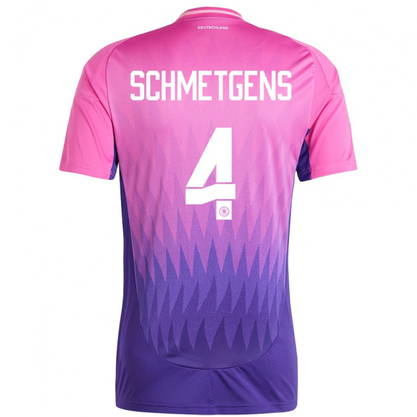 Danxen Kid Germany Mick Schmetgens #4 Pink Purple Away Jersey 24-26 T-Shirt