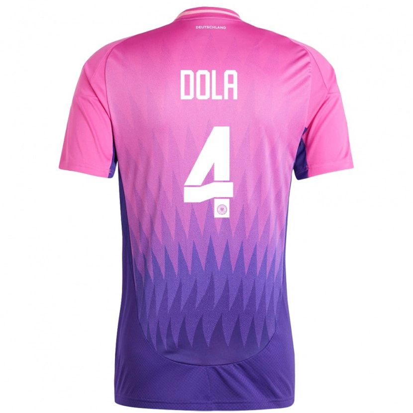 Danxen Kid Germany Igor Dola #4 Pink Purple Away Jersey 24-26 T-Shirt