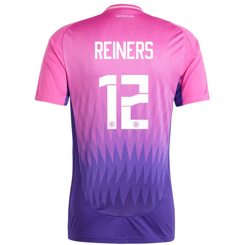 Danxen Kid Germany Leonard Reiners #12 Pink Purple Away Jersey 24-26 T-Shirt