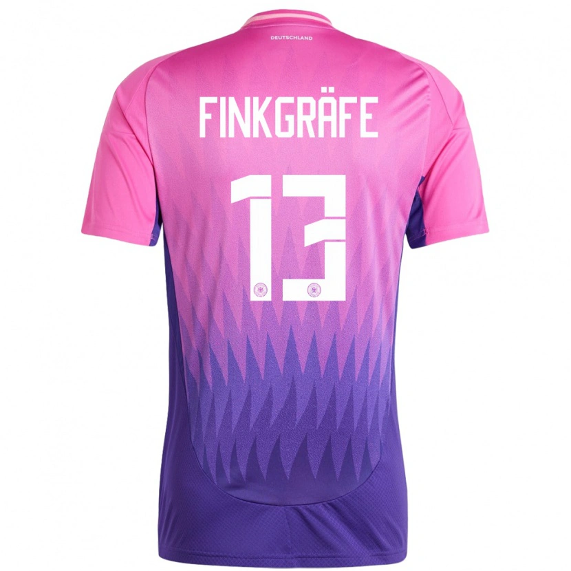 Danxen Kid Germany Max Finkgräfe #13 Pink Purple Away Jersey 24-26 T-Shirt