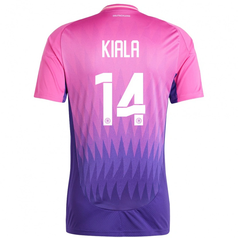 Danxen Kid Germany Cassiano Kiala #14 Pink Purple Away Jersey 24-26 T-Shirt