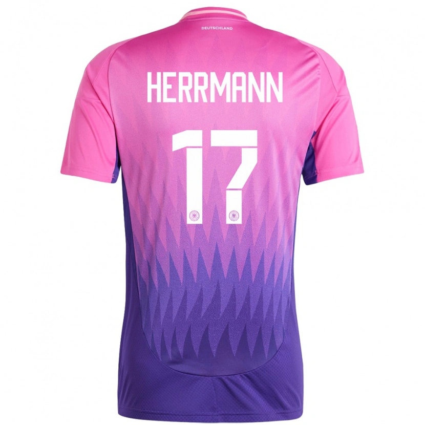 Danxen Kid Germany Charles Herrmann #17 Pink Purple Away Jersey 24-26 T-Shirt