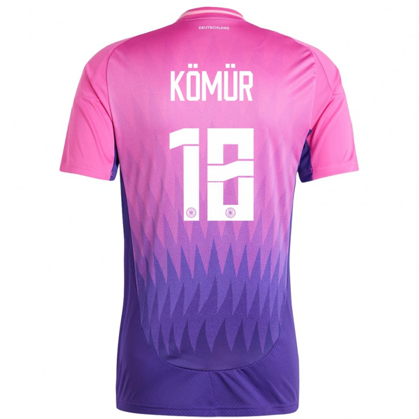 Danxen Kid Germany Mert Kömür #18 Pink Purple Away Jersey 24-26 T-Shirt