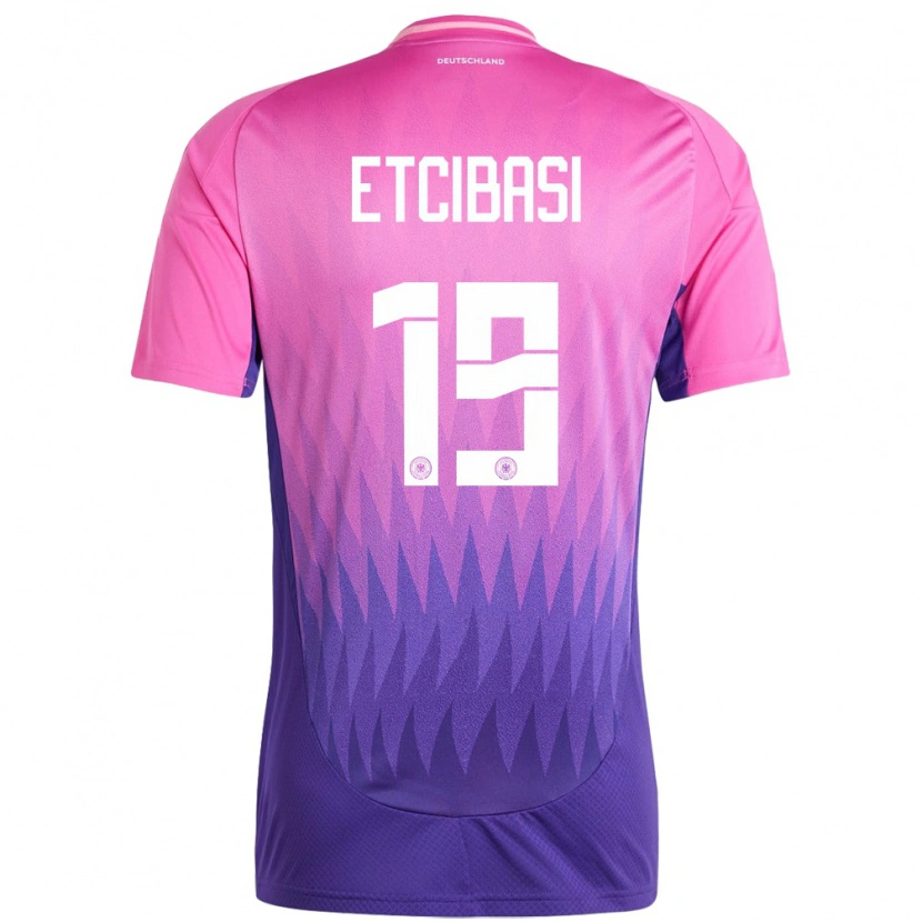 Danxen Kid Germany Taycan Etcibasi #19 Pink Purple Away Jersey 24-26 T-Shirt