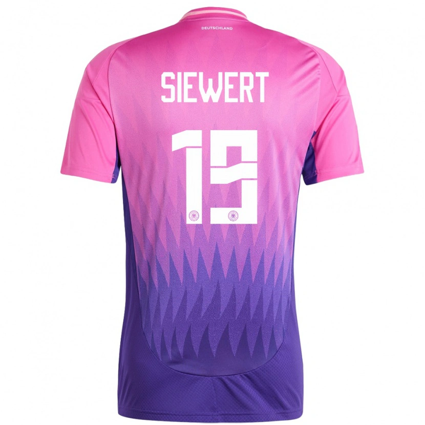 Danxen Kid Germany Joschua Siewert #19 Pink Purple Away Jersey 24-26 T-Shirt