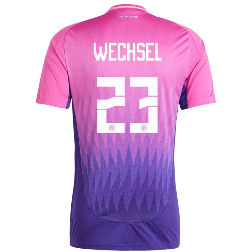 Danxen Kid Germany Leon-Oumar Wechsel #23 Pink Purple Away Jersey 24-26 T-Shirt