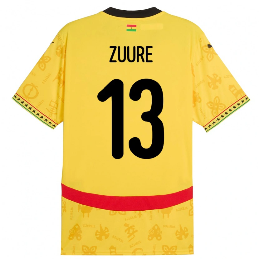 Danxen Kid Ghana Moses Salifu Bawa Zuure #13 Yellow Away Jersey 24-26 T-Shirt