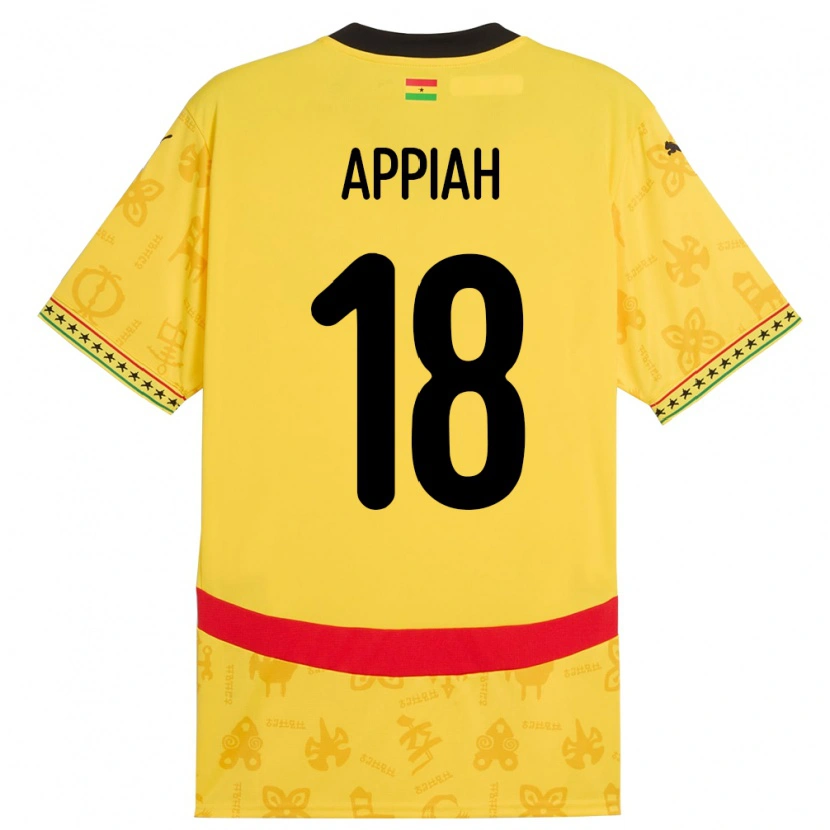 Danxen Kid Ghana Veronica Appiah #18 Yellow Away Jersey 24-26 T-Shirt