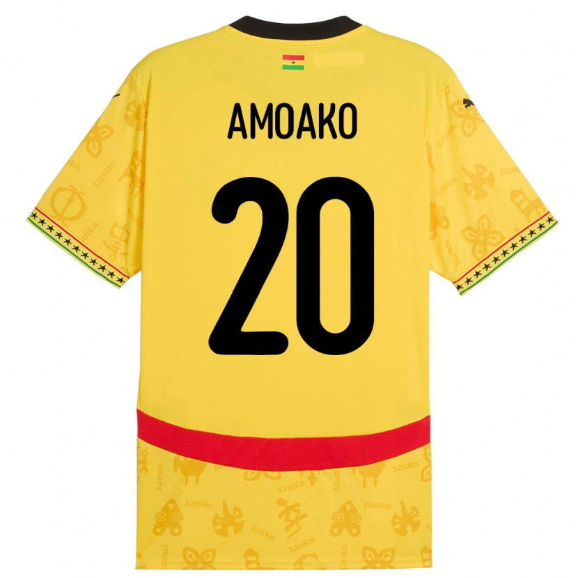 Danxen Kid Ghana Linda Amoako #20 Yellow Away Jersey 24-26 T-Shirt