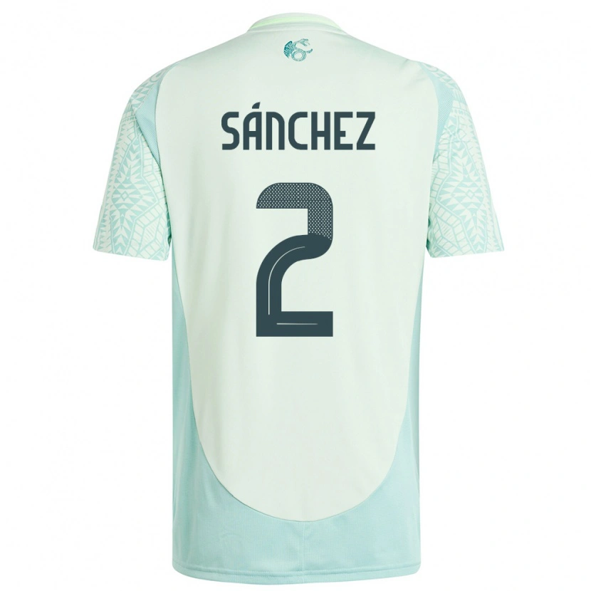 Danxen Kid Mexico Jorge Sánchez #2 Linen Green Away Jersey 24-26 T-Shirt