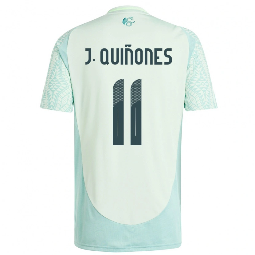 Danxen Kid Mexico Julián Quiñones #11 Linen Green Away Jersey 24-26 T-Shirt