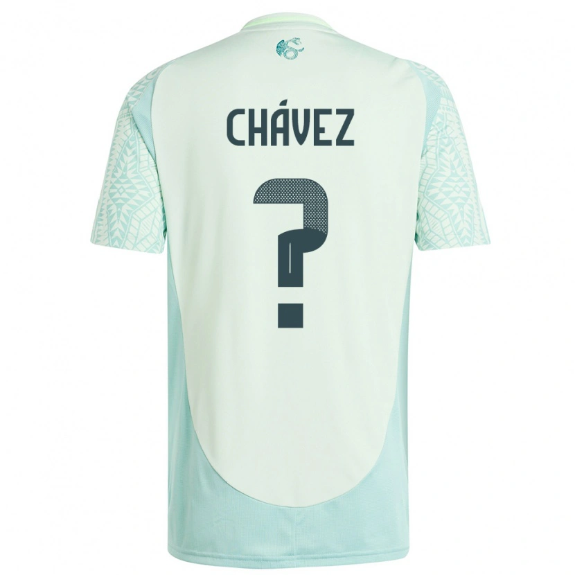 Danxen Kid Mexico Mateo Chávez #0 Linen Green Away Jersey 24-26 T-Shirt