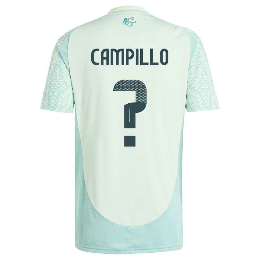 Danxen Kid Mexico Diego Campillo #0 Linen Green Away Jersey 24-26 T-Shirt