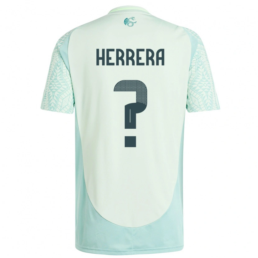 Danxen Kid Mexico Alberto Herrera #0 Linen Green Away Jersey 24-26 T-Shirt