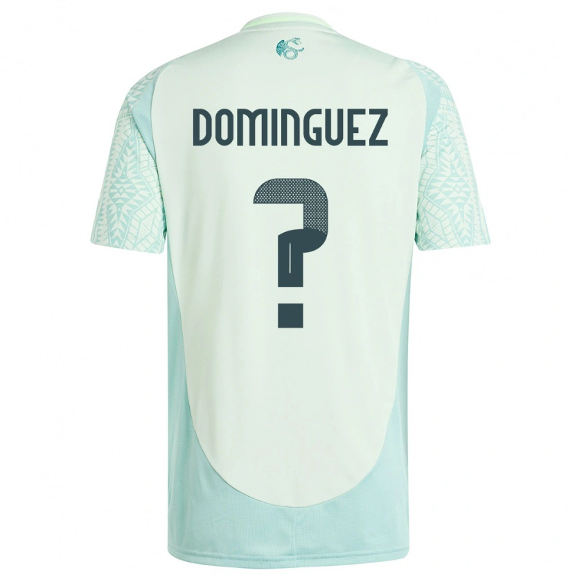 Danxen Kid Mexico Alexéi Domínguez #0 Linen Green Away Jersey 24-26 T-Shirt