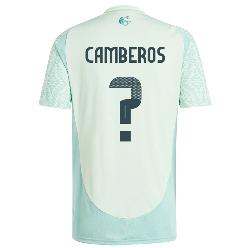 Danxen Kid Mexico Hugo Camberos #0 Linen Green Away Jersey 24-26 T-Shirt