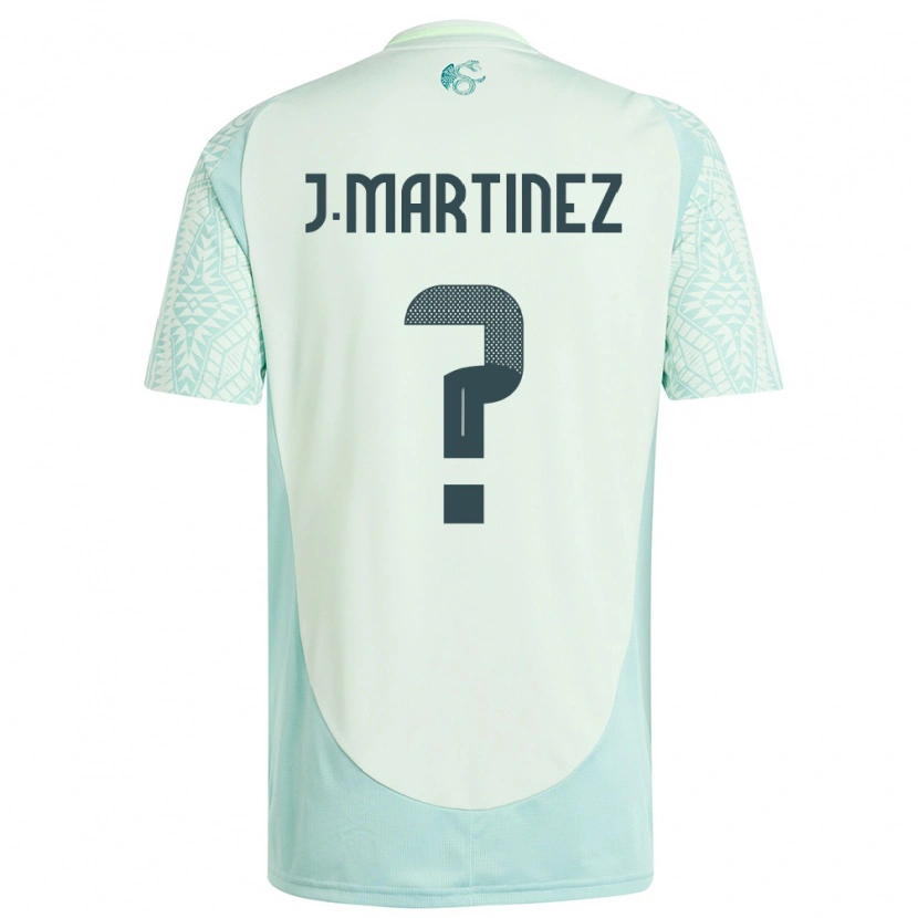 Danxen Kid Mexico Juan Martínez #0 Linen Green Away Jersey 24-26 T-Shirt