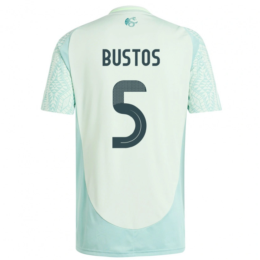 Danxen Kid Mexico César Bustos #5 Linen Green Away Jersey 24-26 T-Shirt