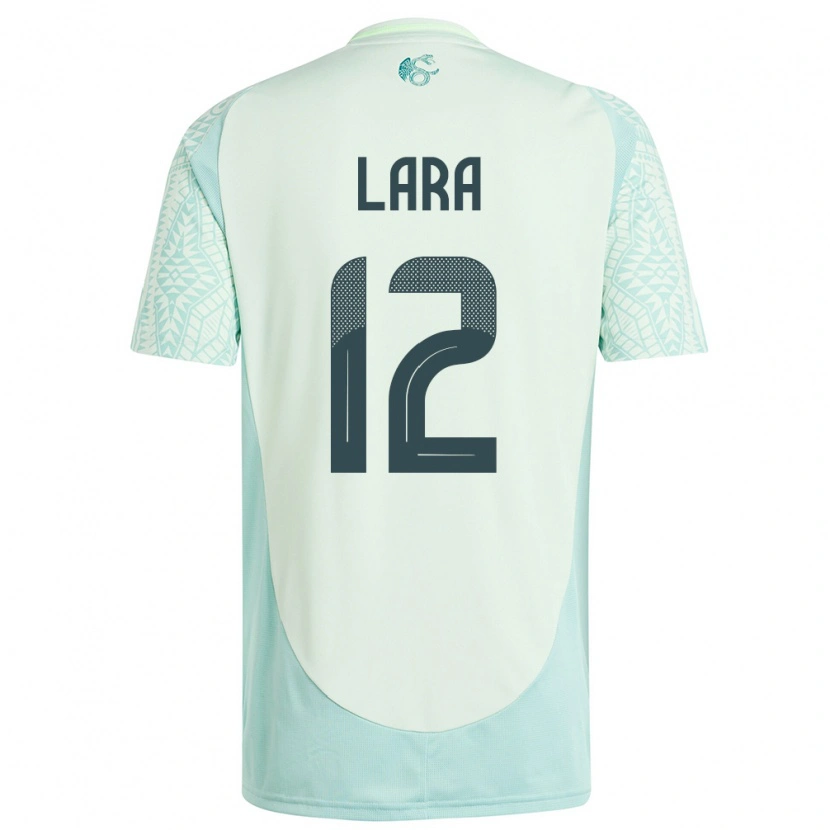 Danxen Kid Mexico Pablo Lara #12 Linen Green Away Jersey 24-26 T-Shirt