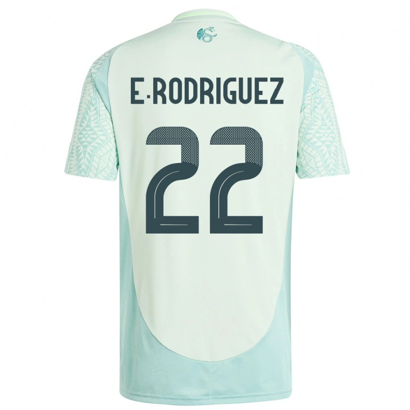 Danxen Kid Mexico Emi Rodríguez #22 Linen Green Away Jersey 24-26 T-Shirt