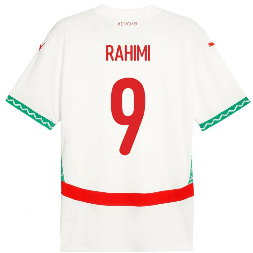 Danxen Kid Morocco Soufiane Rahimi #9 White Away Jersey 24-26 T-Shirt