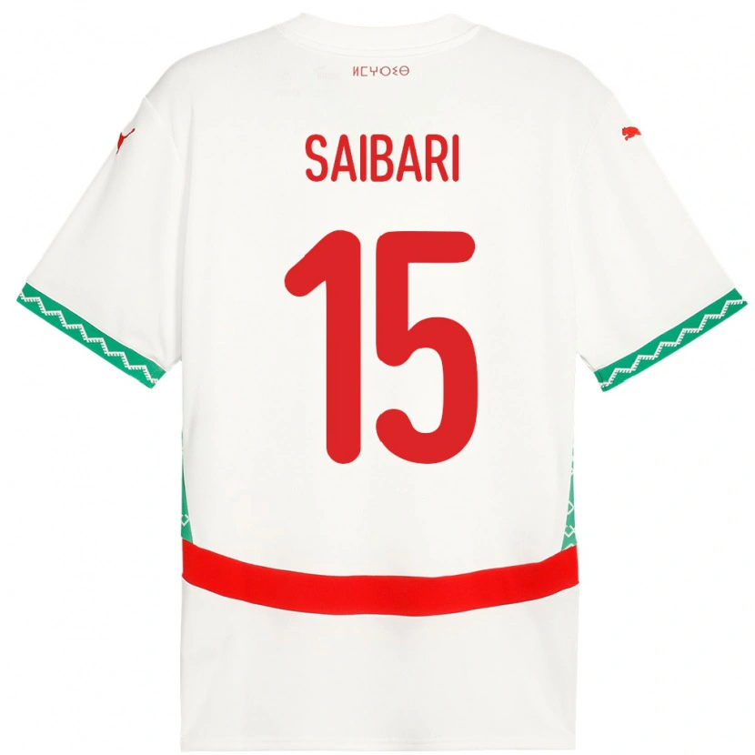 Danxen Kid Morocco Ismael Saibari #15 White Away Jersey 24-26 T-Shirt