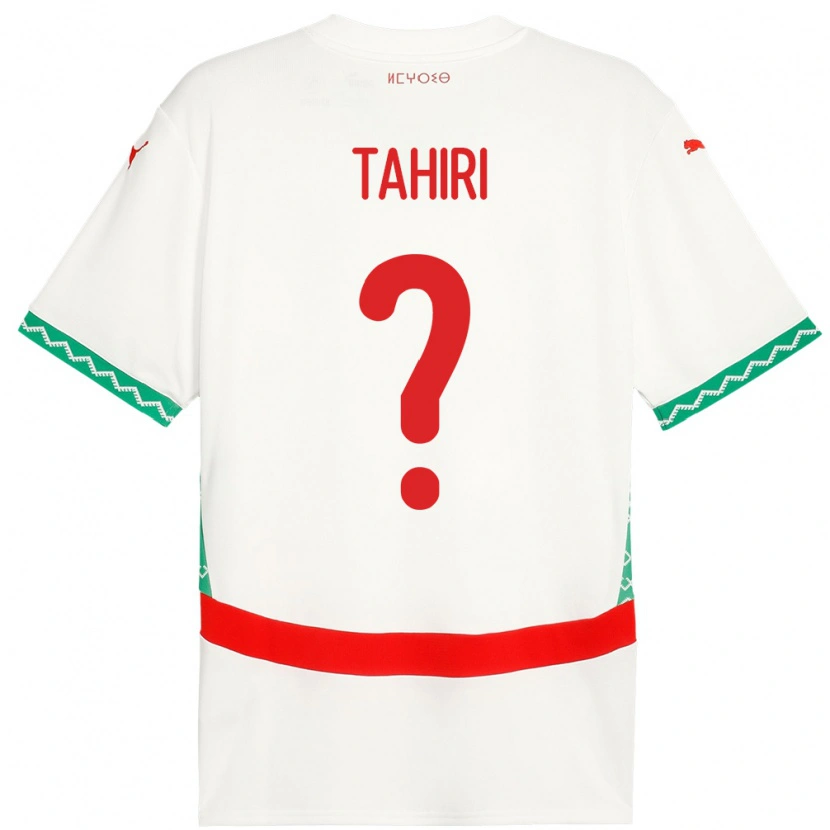 Danxen Kid Morocco Aymen Tahiri #0 White Away Jersey 24-26 T-Shirt