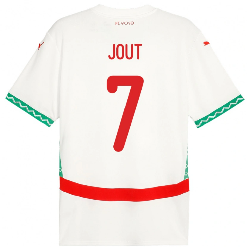 Danxen Kid Morocco Adam Jout #7 White Away Jersey 24-26 T-Shirt