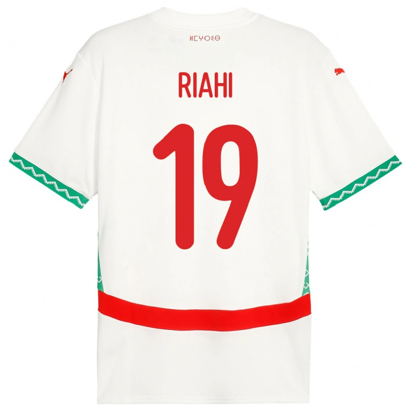 Danxen Kid Morocco Imad Riahi #19 White Away Jersey 24-26 T-Shirt