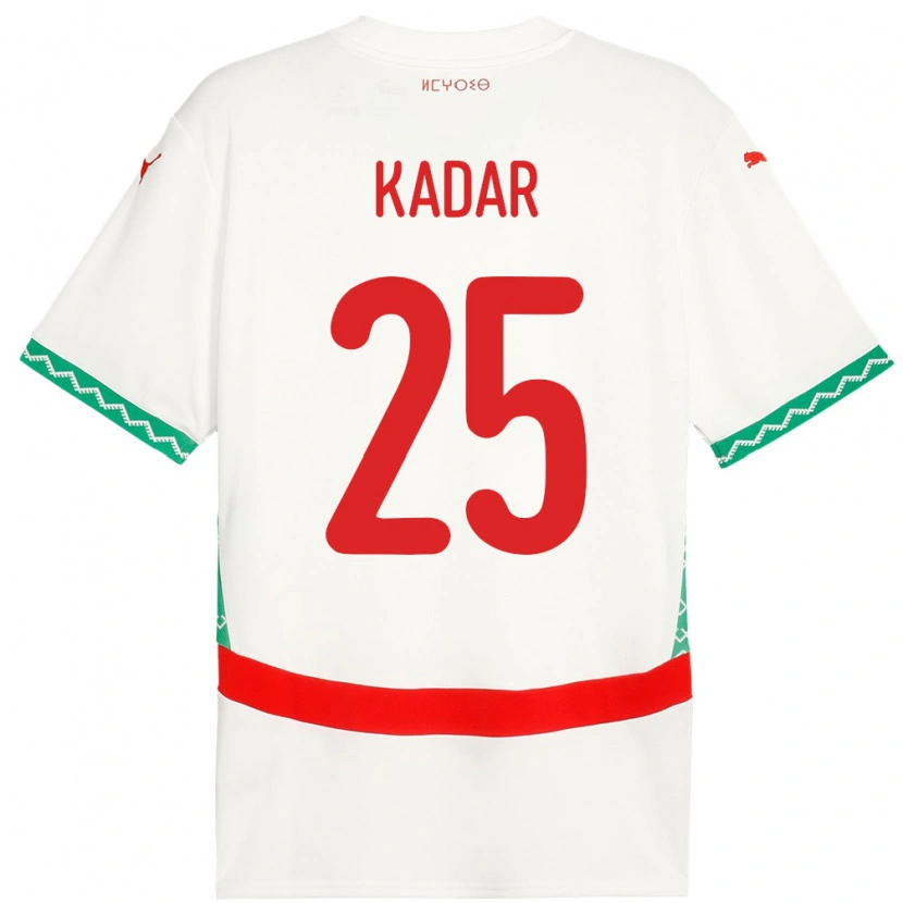 Danxen Kid Morocco Nawfel-Abdelkader Kadar #25 White Away Jersey 24-26 T-Shirt