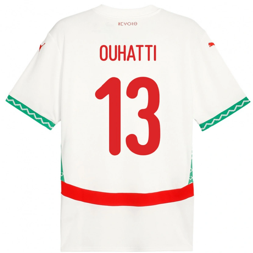 Danxen Kid Morocco Aymane Ouhatti #13 White Away Jersey 24-26 T-Shirt