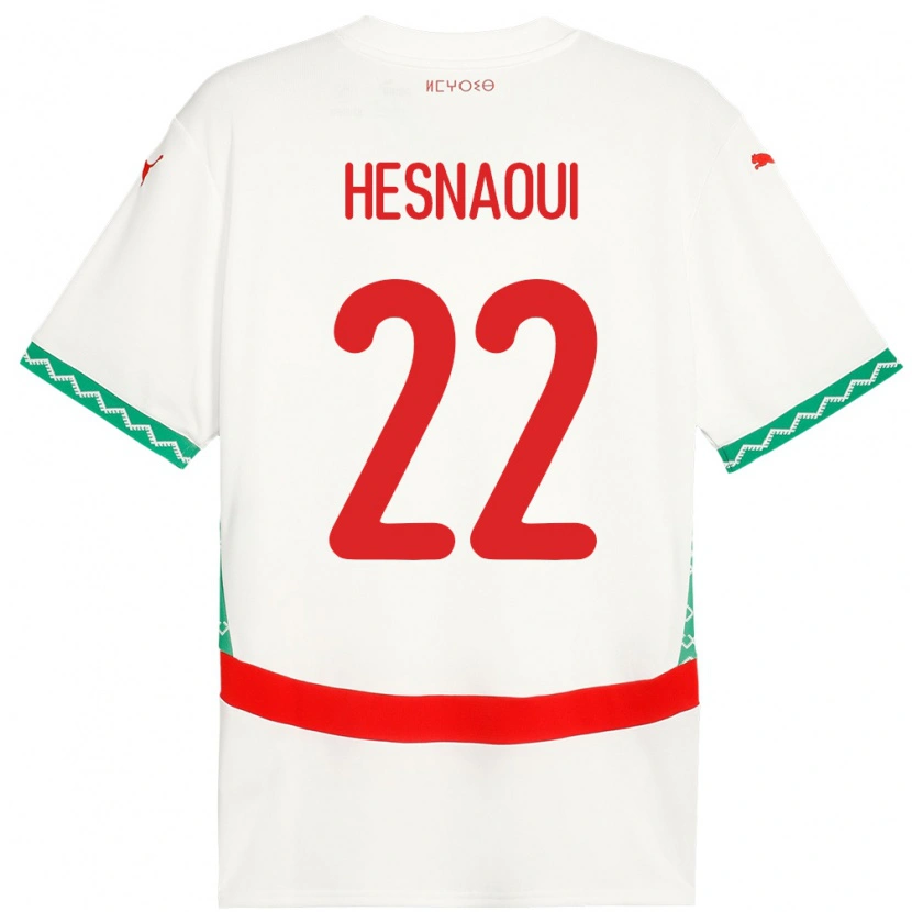 Danxen Kid Morocco Hind Hesnaoui #22 White Away Jersey 24-26 T-Shirt