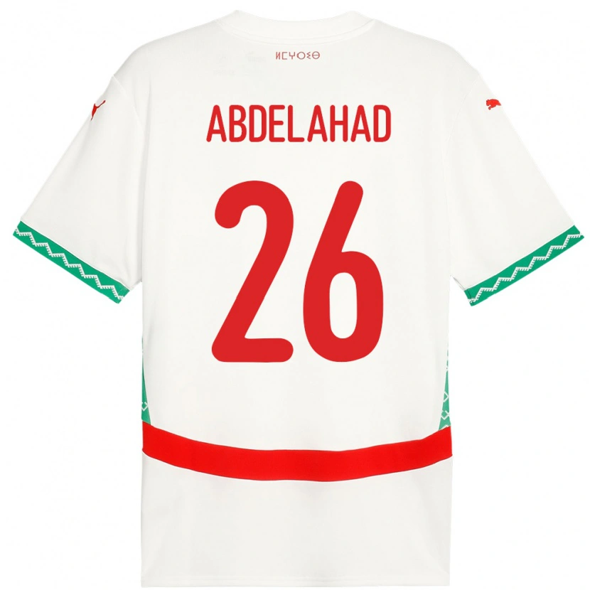 Danxen Kid Morocco Imane Abdelahad #26 White Away Jersey 24-26 T-Shirt