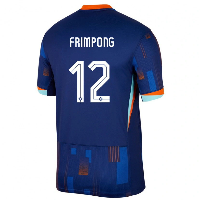 Danxen Kid Netherlands Jeremie Frimpong #12 Blue Away Jersey 24-26 T-Shirt