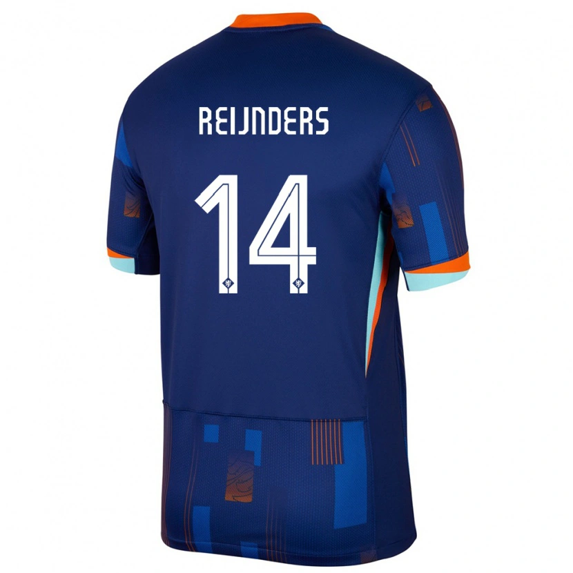 Danxen Kid Netherlands Tijjani Reijnders #14 Blue Away Jersey 24-26 T-Shirt