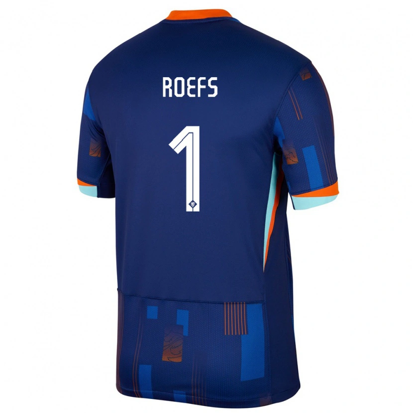 Danxen Kid Netherlands Robin Roefs #1 Blue Away Jersey 24-26 T-Shirt