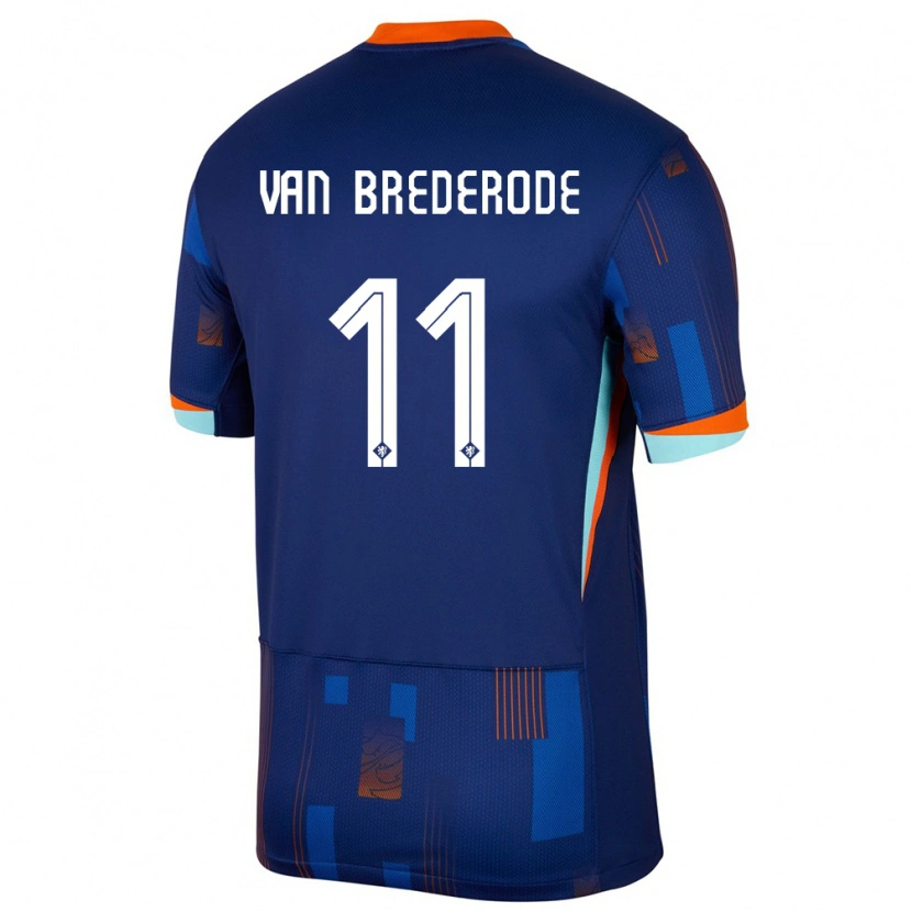 Danxen Kid Netherlands Myron Van Brederode #11 Blue Away Jersey 24-26 T-Shirt