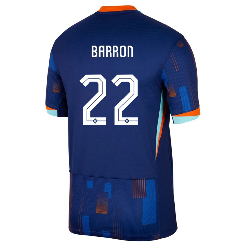 Danxen Kid Netherlands Eternal Barron #22 Blue Away Jersey 24-26 T-Shirt